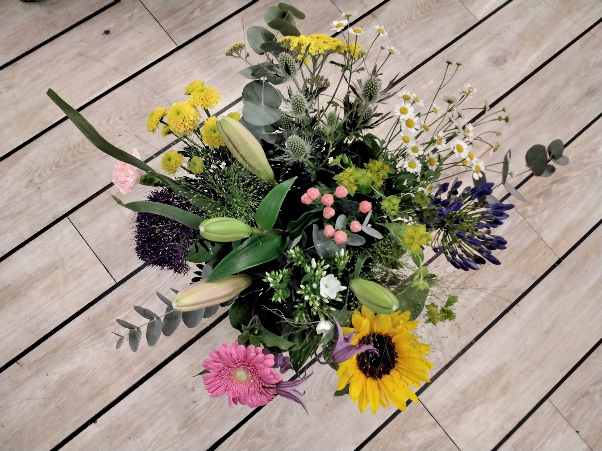 Smuk buket i multi farver